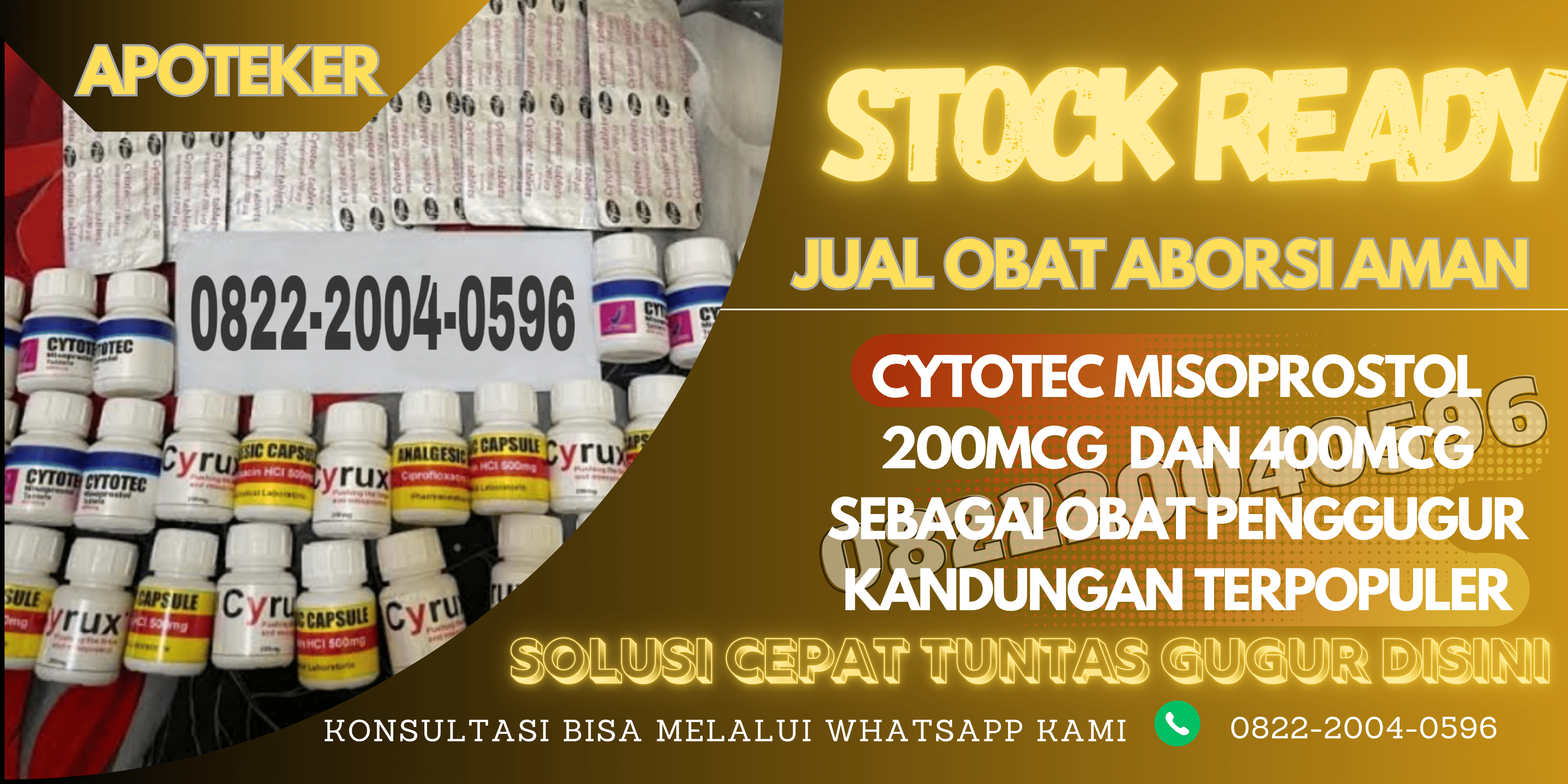 COD Di Asmat Apotek Jual Obat Aborsi Cytotec Misoprostol 200 400 Mcg Obat Pengguggur Kandungan Asmat